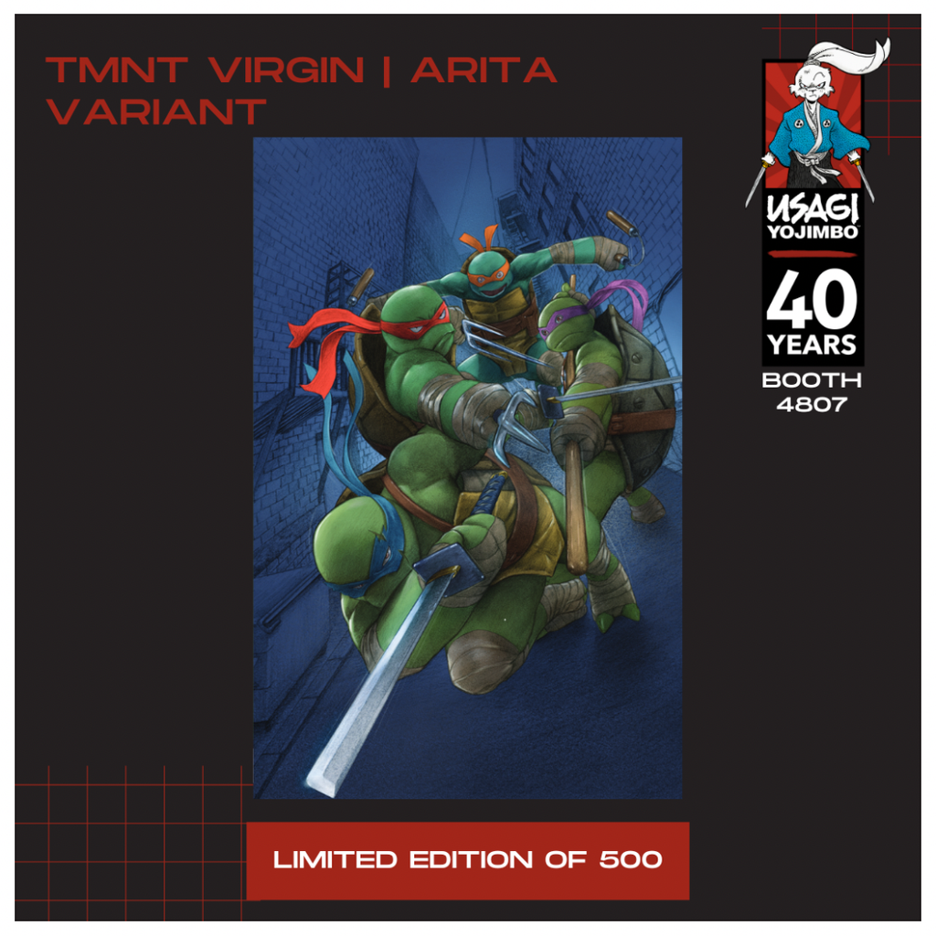 Pre-Sale: SDCC Exclusive TMNT #1 – Special Edition Virgin Cover Art by Mitsuhiro Arita