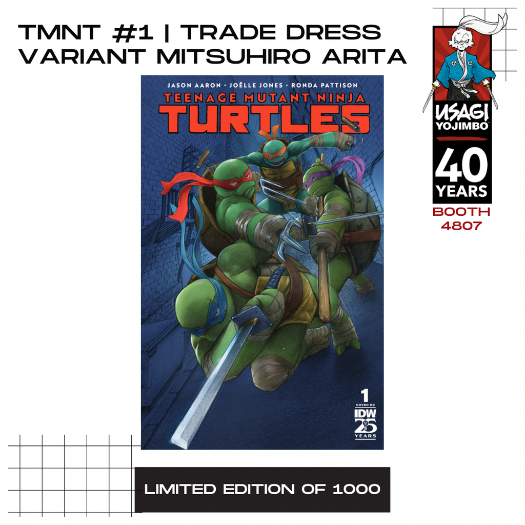 Pre-Sale: SDCC Exclusive TMNT #1 with Cover Art by Mitsuhiro Arita