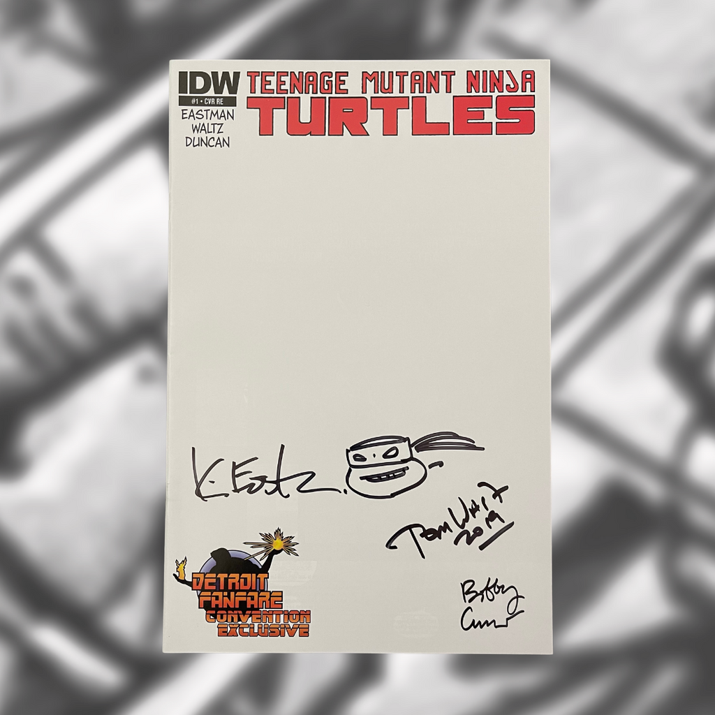 Teenage Mutant Ninja Turtles #1 Signed Kevin Eastman, Tom Waltz & Bobby Curnow