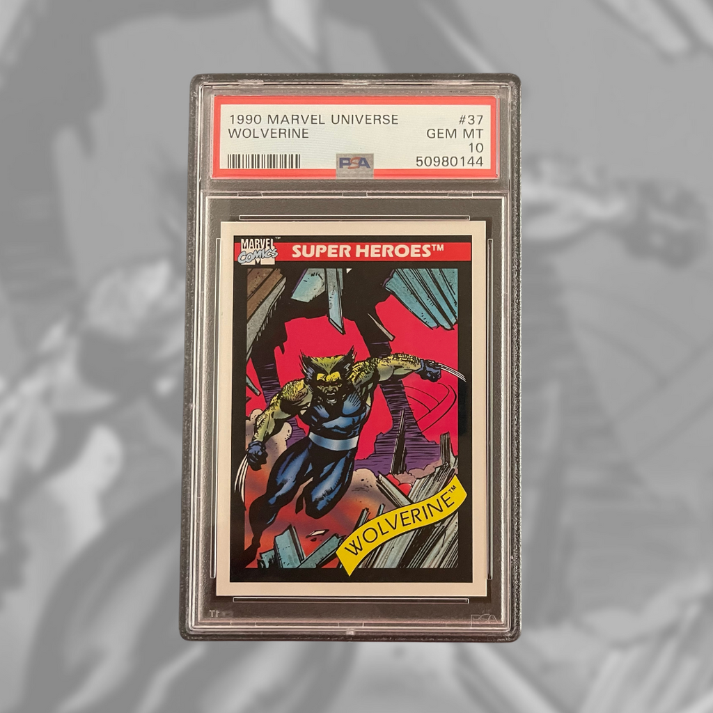 1990 Marvel Universe Wolverine(Patch) #37 PSA 10